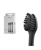 Zahnheld Replacement Brush Heads - Medium-Hard Alternating for Gero Schallzahnbrush | Effective Cleaning | Eco-Friendly Packaging | 3-Pack Black - Buy Online on GoSupps.com