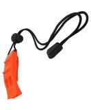Dolphin Shape Scuba Diving Safety Whistle with Lanyard & Clip - Orange - Buy Online on GoSupps.com