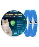 WEALLIN Luminous Repellent Cats Collars - Strong Repellent, Adjustable, Water-Resistant (2 Pcs) - Buy Online on GoSupps.com