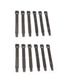 HSGI HSG Clip Short Pack of 12 - Black | Convenient Tactical Accessory - Buy Online on GoSupps.com
