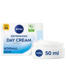 NIVEA Refreshing Day Cream (50ml) Day Cream for Women Provides 24 Hour Moisture NIVEA Face Cream Enriched with Vitamin E and SPF 30 for Normal Skin 1 g (Pack of 1) Refreshing day cream SPF30 - Buy Online on GoSupps.com