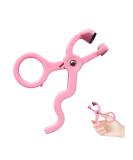 Mini Eyelash Curler with Silicone Pads - Small Precision Lash Curlers for False Lashes | Easy & Gentle Eye Makeup Tool in Pink - Buy Online on GoSupps.com