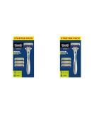 Wilkinson Sword Hydro 5 Skin Protection Sensitive Men's Razor - 2 Pack + 3 Replacement Blades | Best International Shipping - Buy Online on GoSupps.com