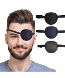 3PCS Adjustable Eye Patches for Adults - Treat Lazy Eye & Cosplay - Colors for Left/Right Eyes - Buy Online on GoSupps.com