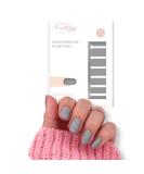 Fairy Nail nail foils in one color | Nail polish strips for fingernails | 16 nail stickers for the perfect manicure at home (gray) - Buy Online on GoSupps.com