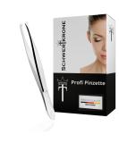Schwertkrone Professional Tweezers 8cm - Cranked Angled Slanted Eyebrow Plucking from Solingen Germany - Buy Online on GoSupps.com