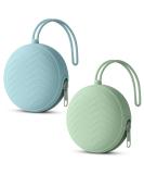 Aolso Dummy Holder Case Set 2PCS Silicone Dummy Holder Case Baby Dummy Holder Case Pacifier Holder Case Portable Soother Pods for Baby Baby Pacifier Case for Travel Home (Green/Blue) - Buy Online on GoSupps.com