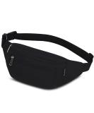 Bawnbag Waterproof Belt Pocket Hip Bag - Outdoor Cell Phone Bag for Men & Women Ideal for Camping Hiking Running & Fitness (Black) - Buy Online on GoSupps.com