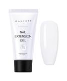 Makartt Poly Nail Gel 50ml - UV Nail Extension Gel Colors for DIY Manicure & Nail Art - Perfect Gift - Wisp of White - Buy Online on GoSupps.com