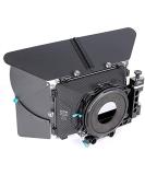 Foto4easy DP500 Mark III Swing Away Matte Box for Sony A7 A7R A7S II III, Panasonic GH5 GH5s, BMPCC 4K 6K, Canon Nikon - 15mm Rail Rod System - Buy Online on GoSupps.com