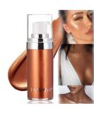 Halloween Body Luminizer Liquid Highlight Cream - Golden Brown | Waterproof & Moisturizing Face & Body Makeup - Buy Online on GoSupps.com