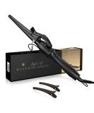 Professional 1-1/2" Tapered Curling Wand - Ceramic Curling Iron for Long Lasting Curls & Waves | Adjustable Temp & Auto Shut-Off | International Shipping Available - Buy Online on GoSupps.com
