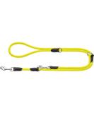 HUNTER Freestyle Adjustable leash for dogs robust weatherproof 1.0/200 cm neon yellow 10 x 200 cm neon yellow - Buy Online on GoSupps.com