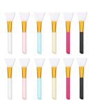 Shop 12 Pcs Silicone Face Mask Brush Set - Soft Mud Mask Applicator - 6 Color Combination for Flawless Beauty Application - Buy Online on GoSupps.com