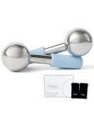 Ice Globes for Face - Stainless Steel Facial Massagers Set of 2 | Cooling Ice Roller with Silicone Handle | Warm/Cold Tool for Estheticians | Magnetic Box & Storage Bags Included - Buy Online on GoSupps.com
