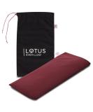 Lotus Weighted Eye Pillow | Hot/Cold Therapy | Headache Relief | Sleep & Meditation Mask | Relaxing Gift for Men, Women, Employees - Red - Buy Online on GoSupps.com