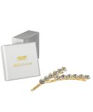HAARallerliebst Rhinestone Hair Clips (2-Piece Set | Gold | 6 cm) with White Storage Box - Perfect for International Shipping - Buy Online on GoSupps.com