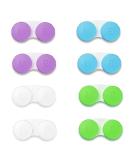 Shop TIDIPRI 8-Piece Leak-Proof Travel Contact Lens Case Set - Perfect for Home & Travel | Durable & Wearable Glasses Container - Buy Online on GoSupps.com