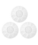 3 Pcs Waterproof Shower Caps for Women - Reusable Elastic Bath Hair Hats - Buy Online on GoSupps.com
