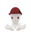 M mbella 8121 Teething Ring - Silicone Octopus in Fireplace Red | Safe Soft & Soothing for Babies - Shop Internationally! - Buy Online on GoSupps.com