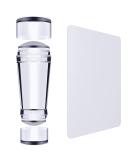 Famidiqgo Nail Stamper - Clear French Tip Nail Art Tool with Scraper | Soft Silicone DIY Manicure - Buy Online on GoSupps.com