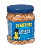 PLANTERS Cashew Halves & Pieces, 26 oz. Resealable Canister | Energy Snacks & Snacks for Adults | Shareable Snacks | Kosher - Buy Online on GoSupps.com