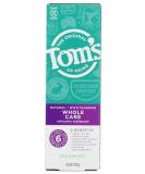 Tom's of Maine Whole Care Anticavity Toothpaste - Spearmint Flavor 4 oz (113 g) | International Shipping Available - Buy Online on GoSupps.com