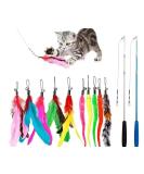 JIARON Cat Toys | 2PCS Retractable Wand and 10PCS Bell Refills | Interactive Teaser for Kitten or Cats - Buy Online on GoSupps.com