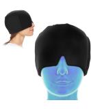 Form Fitting Migraine Relief Ice Head Wrap | Hot & Cold Therapy Hat for Headaches, Puffy Eyes, Sinus & Stress - Buy Online on GoSupps.com