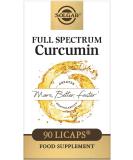 Solgar Full Spectrum Curcumin 90 Softgels - Potent Liquid Extract for Joint Support - Buy Online on GoSupps.com