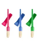 HIXNUG 3 Pieces Plastic Hoof Oil Brush Brights Horse Hoof Oil Brush with Cap Hoof Dressing Brush Horse Care Brush Random Color - Buy Online on GoSupps.com