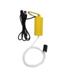 Buy USB Mini Air Pump for Aquariums - Quiet Energy-Saving Oxygen Bubbler with Air Stone & Hose - 1W Yellow - Buy Online on GoSupps.com