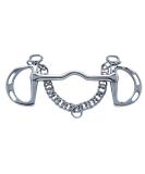 High-Quality Stainless Steel Spring Bit 13.5cm - Durable Grey Equestrian Equipment for International Shipping - Buy Online on GoSupps.com