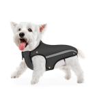 Slowton Waterproof Dog Jacket - Adjustable Reflective Pet Coat for Winter - Small Gray - Buy Online on GoSupps.com