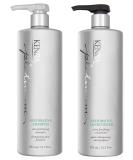 Kenra Platinum Restorative Shampoo & Conditioner Set - Ultra Fortifying for All Hair Types | Restores Smoothness Shine & Broken Hair Bonds | 31.5 Fl Oz - Buy Online on GoSupps.com