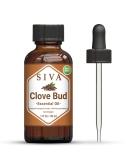Siva Clove Bud Essential Oil 30 ml (1 Fl Oz) with Premium Glass Dropper - 100% Pure, Natural, Undiluted & Therapeutic Grade, Perfect for Hair Care, Oral Care, Aromatherapy, Diffuser & Body Massage Clove Bud 1 Fl Oz (Pack o - Buy Online on GoSupps.com