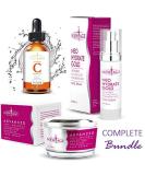 New Age Skin Care Beauty Box (Set of 3) Gift Set Vitamin C And Hyaluronic Kit Eye Serum Neo Hydrate Gold Face and Neck Serum Advanced Anti-Wrinkle Cream Anti Aging Retinol Moisturizer - Buy Online on GoSupps.com