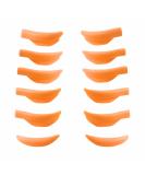 Lash Lift Pads - 5 Sizes Perm Rods for DIY Lash Lifting at Home | Reusable Silicone Shields for Softer Perming Curler Rollers - Orange L Curl-Lift up Rapidly - Buy Online on GoSupps.com