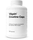 Vilgain Micronized Creatine Monohydrate | 100% Pure Vegan Capsules for Strength & Performance | 180 Highly Absorbable Capsules - Buy Online on GoSupps.com