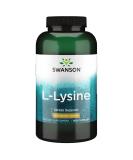 Swanson Free-Form L-Lysine 500mg 300 Capsules - Amino Acid Supplement - Buy Online on GoSupps.com