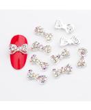 10pcs 3D Nail Art Crystal Rhinestone Bow Big Gems Charms for Nail Art Decoration Jewelry Sparkle Craft DIY Beads (#3034 10pcs) - Buy Online on GoSupps.com