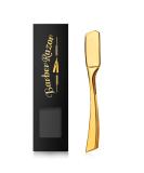 Professional Stainless Steel Barber Razor for Men - Gold Straight Edge Safety Razor for Close Shaving | Ideal for Barbershops & Home Use - Buy Online on GoSupps.com