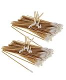 200x 15cm Cotton Swabs - Kosmetex Wooden Stick with Soft Cotton Head | Quality Cosmetic & Personal Care - Buy Online on GoSupps.com