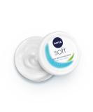 Nivea Soft Light Moisturiser 200ml - Hydrating Lightweight Cream for All Skin Types | Fast International Shipping - Buy Online on GoSupps.com