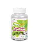 VegLife Vital Teen Girls Multiple 60 Vegan Capsules - Buy Online on GoSupps.com