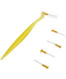 Curaprox Interdental Brushes Set (0.9 mm) - 5 Brushes + 1 Holder for Effective Cleaning of Interdental Spaces - CPS Prime 09 - Buy Online on GoSupps.com