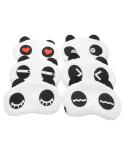 EleCharm 6PCS Cute Panda Sleep Mask Set - Soft Plush Eyeshade for Travelling - Blindfold Mask - Buy Online on GoSupps.com