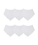 Royal Icon Baby Bandana Bibs - Stylish and Soft Dribble Bibs for Newborns 0-6 Months - Set of 12 White Absorbent Baby Bibs - Buy Online on GoSupps.com