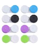 LIUJZZJ 8-Piece Contact Lens Container Set | Portable Protective Case for Contacts & Glasses | Travel-Friendly Lens Box - Buy Online on GoSupps.com