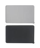 Waterproof Non-Slip Silicone Feeding Mat Set for Dogs & Cats - 2-Part Bowl Pad 48x30cm (Black & Gray) | Best eCommerce Store - Buy Online on GoSupps.com